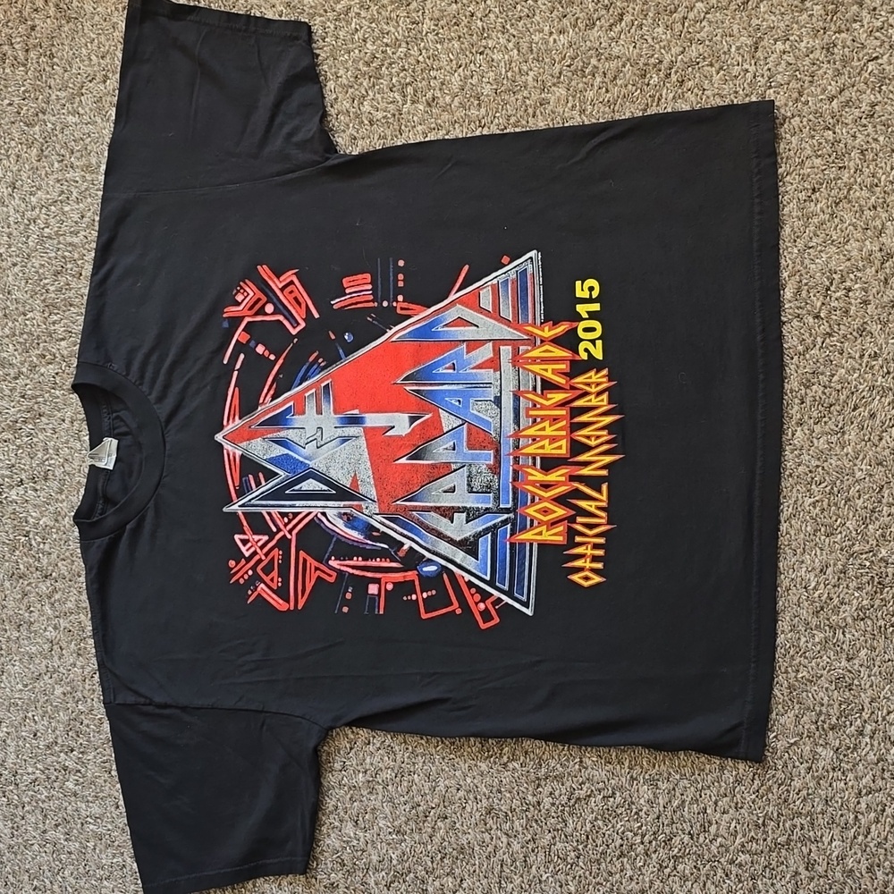 Alstyle 2015 Def Leppard Rock Brigade Graphic Tee